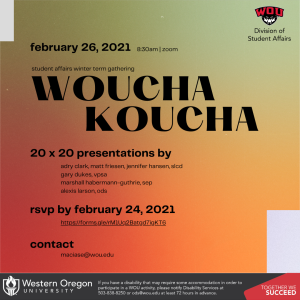 Student Affairs Gathering Winter 2021