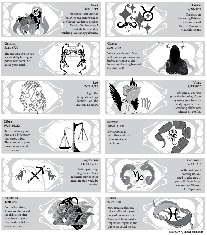 This week in completely made up horoscopes