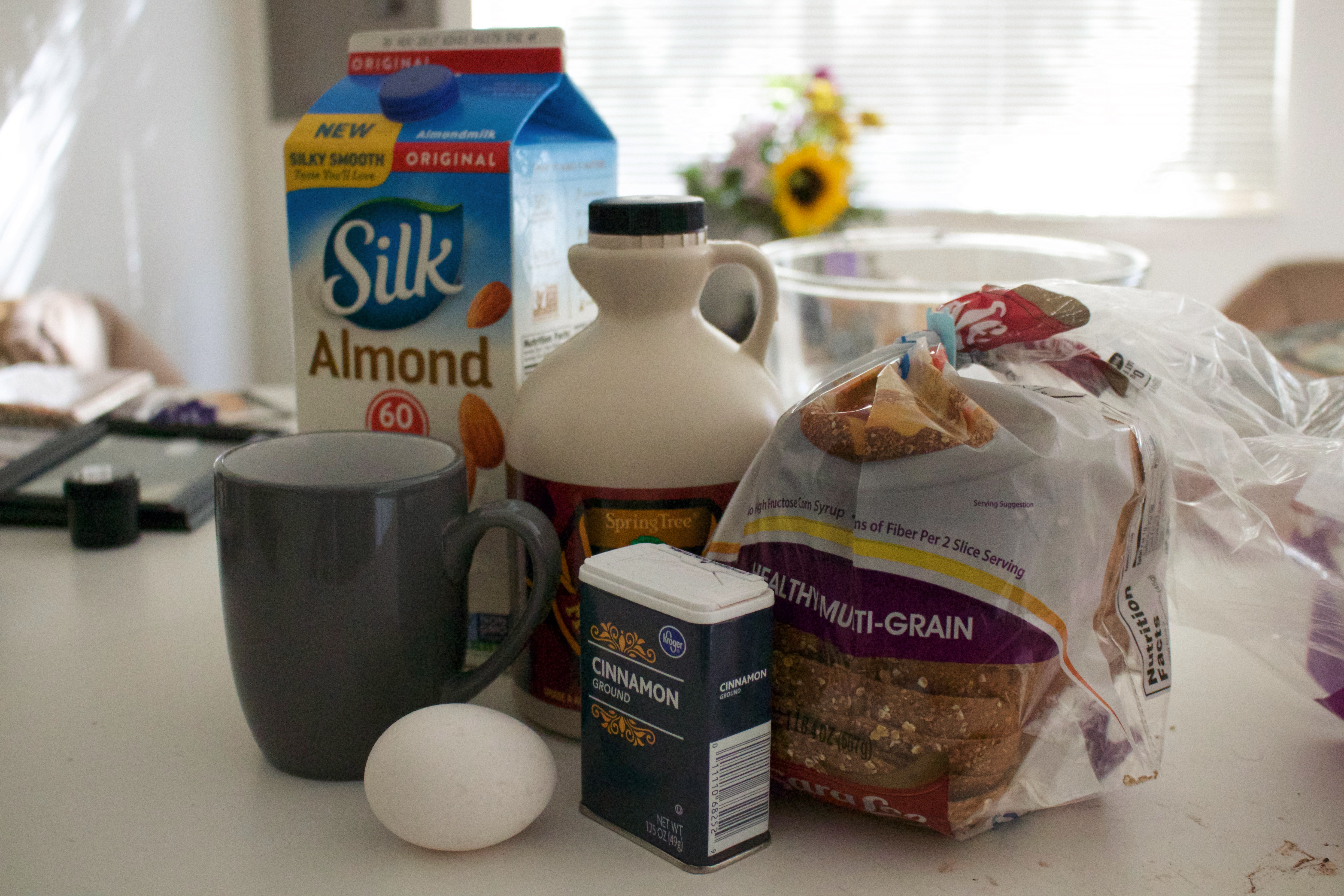 Eating gourmet from a mug