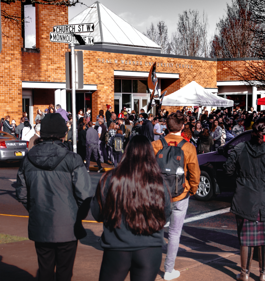 Western students participate in the National School Walkout