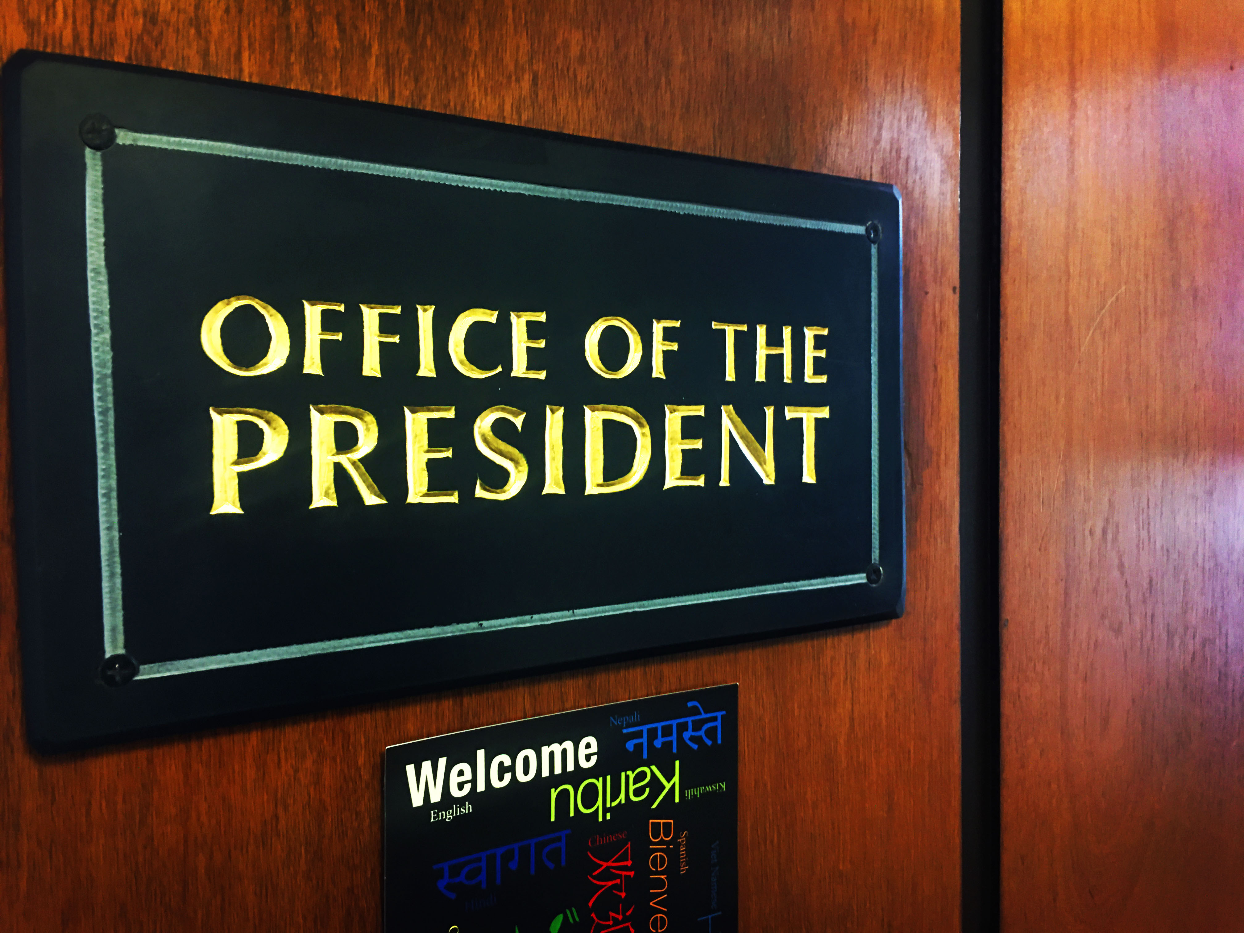 Committee searches for new president